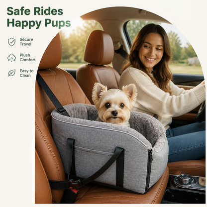 Ortekor Plush Polyester & Safety Buckles Booster Car Seat