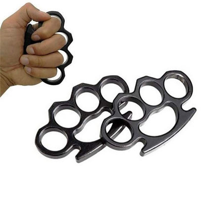 Aluminum Self-Defense Knuckle Ring for Emergency Protection and Personal Safety Training