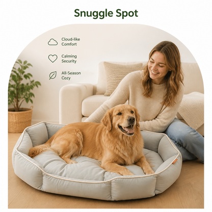 Ortekor All-Season Plush Donut Pet Bed