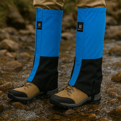 Waterproof Snow Gaiters for Hiking & Winter Sports – Insulated Leg Protection for Trekking, Skiing & Snowshoeing