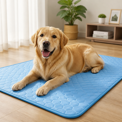 Ortekor Ice Silk Cooling & Breathable Pet Mat (Machine Washable)