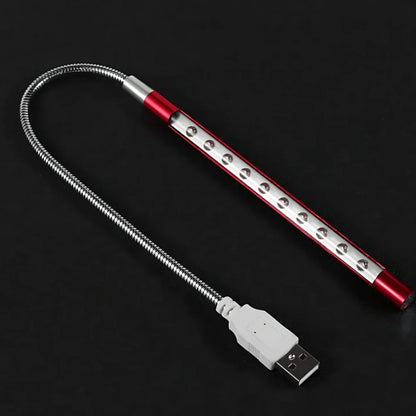 Flexible USB Desk Light with Adjustable Gooseneck Arm for Reading, Computer Work & Office Task Lighting