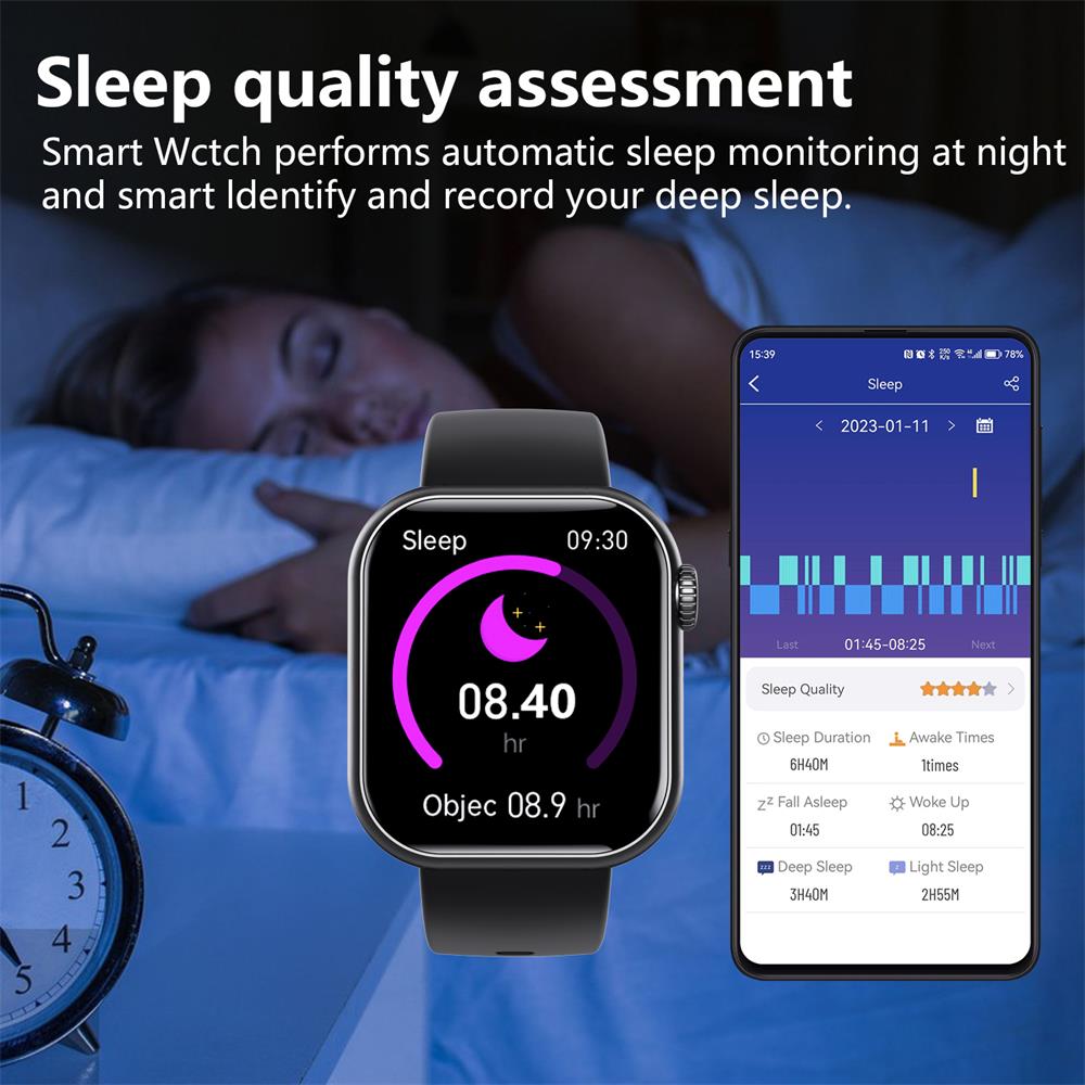 Health Tracking Smartwatch – Heart Rate, Blood Pressure, Oxygen & Sleep Monitor – Waterproof Fitness Watch with Bluetooth Calling & 50+