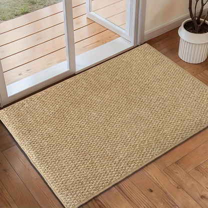 Scandinavian Indoor Doormat - Washable Entryway Rug - Polypropylene Non-Slip Floor Mat for Hallway, Kitchen & Living Room