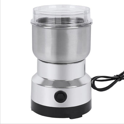Countertop Herb and Coffee Mill – 300W Motor, Stainless Steel Grinding Bowl, One-Touch Operation for Fresh Spices, Beans, Seeds