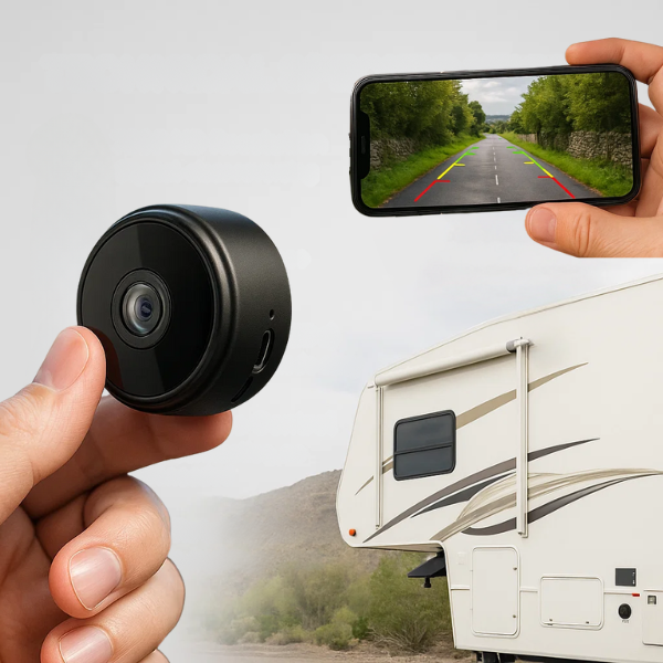 Backup Camera for Truck and RV, Wireless Backup Camera with Night Vision, Waterproof Vehicle Backup Camera for Trailer