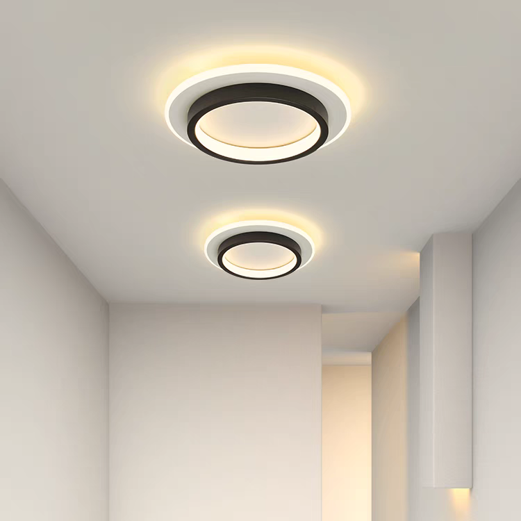 Round Flush Mount LED Light 2 in Low Profile for Bedroom Hallway Living Room Kitchen Entry Modern Ultra Slim Disk Design 10W 20W Integrated