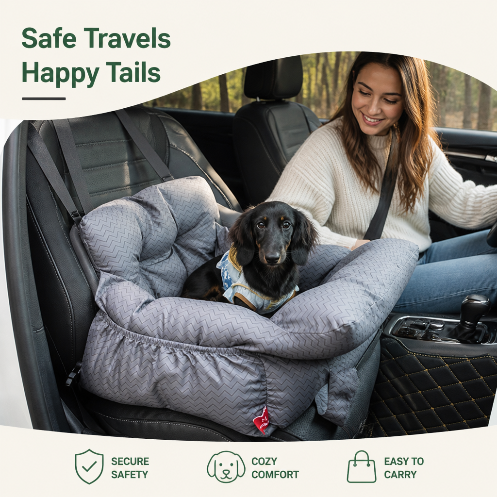 Ortekor Safety Hook & Buckle Dog Car Seat