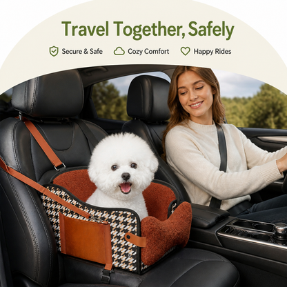 Ortekor Breathable Mesh & Safety Harness Dog Car Seat