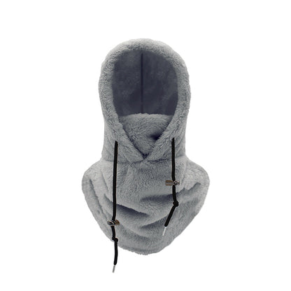 Fleece Balaclava Ski Mask Full Face Winter Hood Windproof Adjustable Neck Warmer for Skiing Snowboarding Hiking Motorcycling