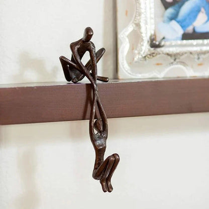 Elysium Love Sculpture - Resin Home Decor, Unique Wall Decor
