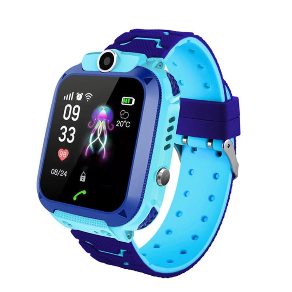 Kids Location Tracker Smartwatch with Two-Way Calling and Emergency Button for Ages 4-12