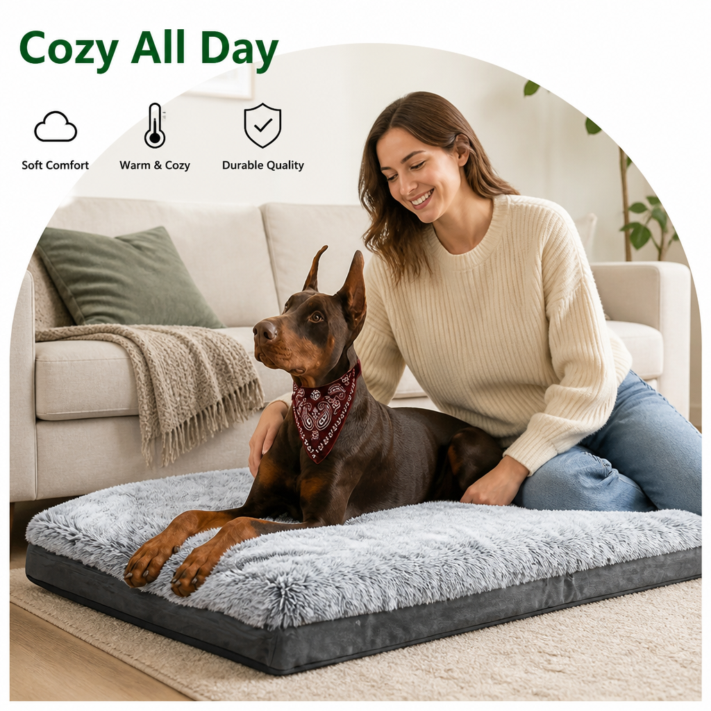 Ortekor Warm Polyester Fiber Dog Bed (Pre-Assembled)