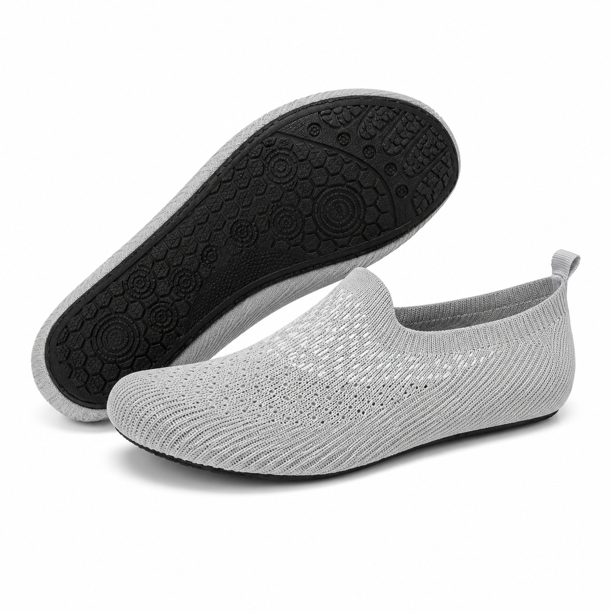 Lightweight Mesh Athletic Sneakers Men's Laceless Running Trainers Flexible Sole for Gym Jogging Daily Wear Travel