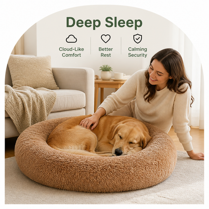 Ortekor Plush Donut Bolster Bed