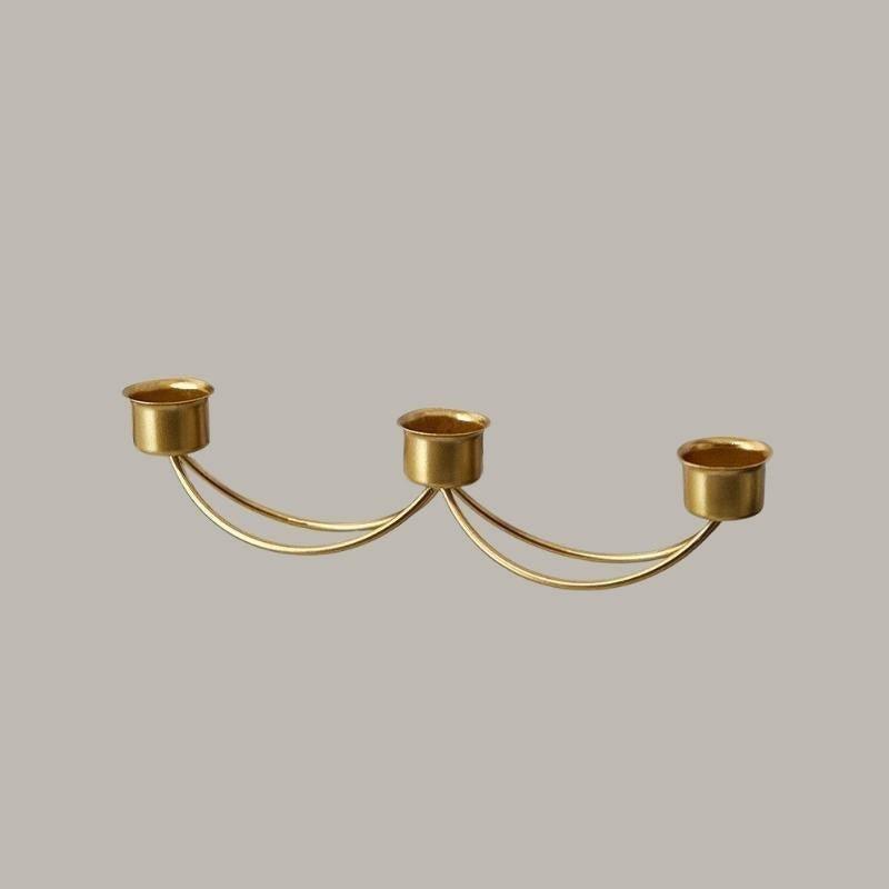 Mondrian Metal Taper Candle Holders and Candelabras