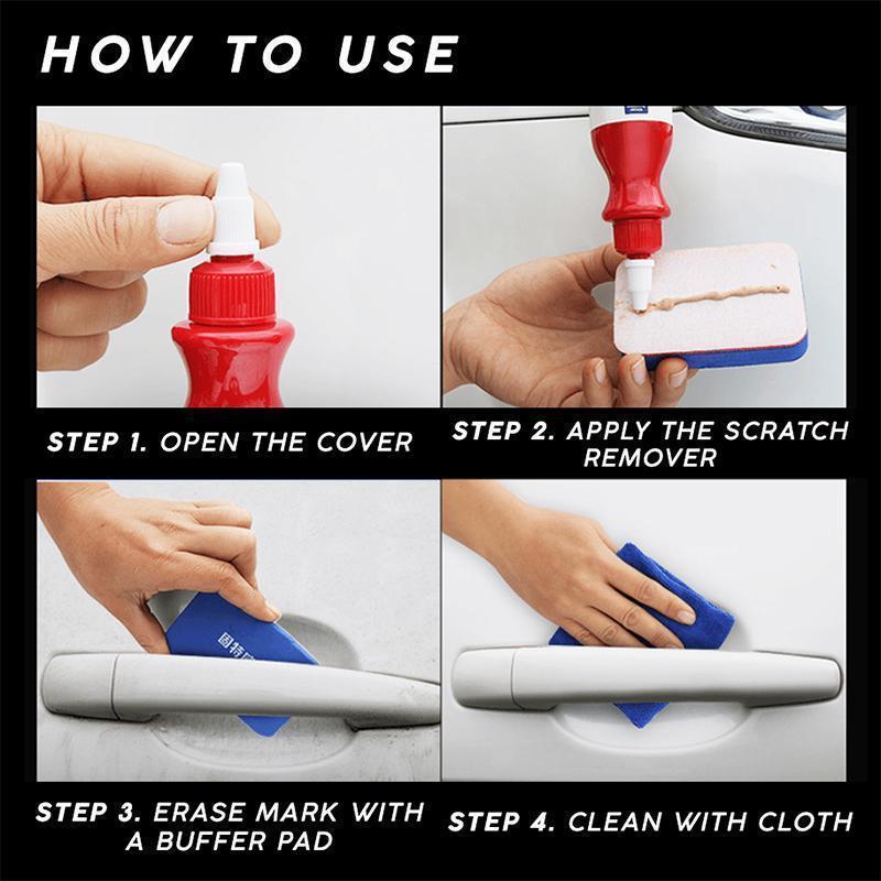 Auto Body Blemish Eraser Compound for Paint Restoration & Swirl Removal on Cars, Trucks, SUVs – Clear Coat Safe Buffing Formula
