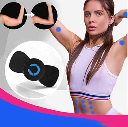 EMS Pulse Massager for Neck Shoulders Legs Arms Back Pain Relief Adjustable Intensity Portable Muscle Stimulator