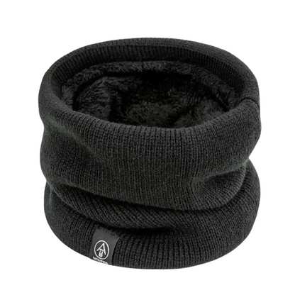 Fleece-Lined Knit Neck Warmer – Thermal Double-Layer Winter Scarf Gaiter for Cold Weather Running Hiking Commuting | 2-Pack Unisex Neck Wrap