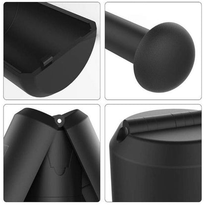Compact Folding Stool for Outdoor Events, Hiking & Camping | Lightweight Portable Seat with Clip Attachment | Telescoping Travel Chair for