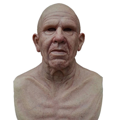 Full Face Character Mask for Adults – Natural Latex Costume Headpiece for Halloween, Theater & Cosplay Events