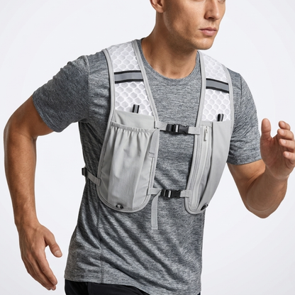 Running Hydration Vest 5L Lightweight Trail Pack with Multiple Pockets for Marathon Training