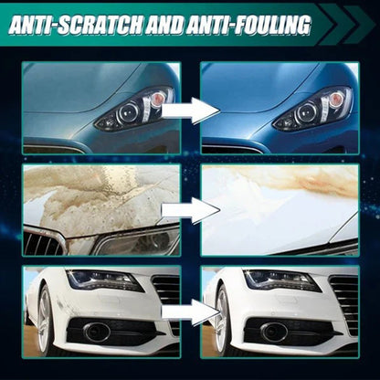 Nano Ceramic Car Spray Cleaner Polish Detailer for Paint Glass Plastic – Waterless Wash Restorer Scratch Remover for Auto Boat RV Motorcycle
