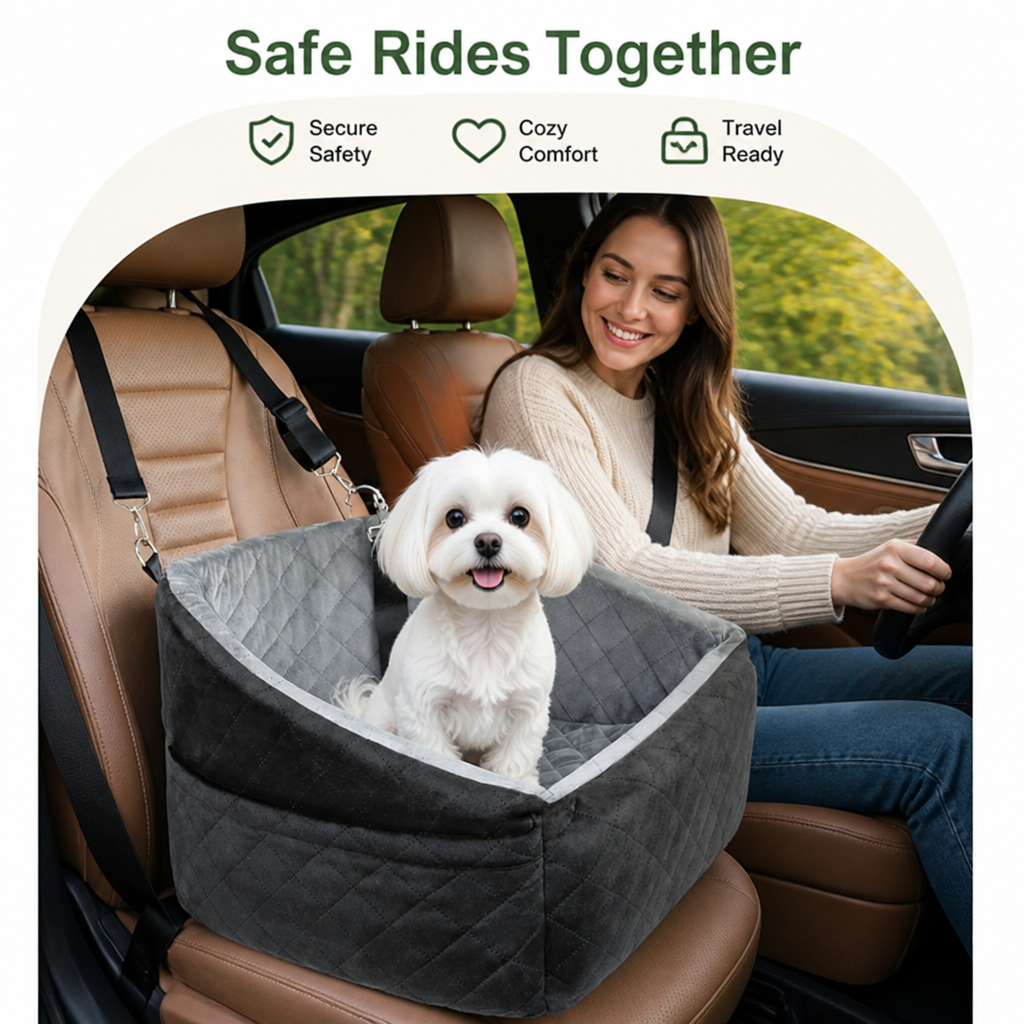 Ortekor Detachable & Washable Safety Belt Car Booster Seat