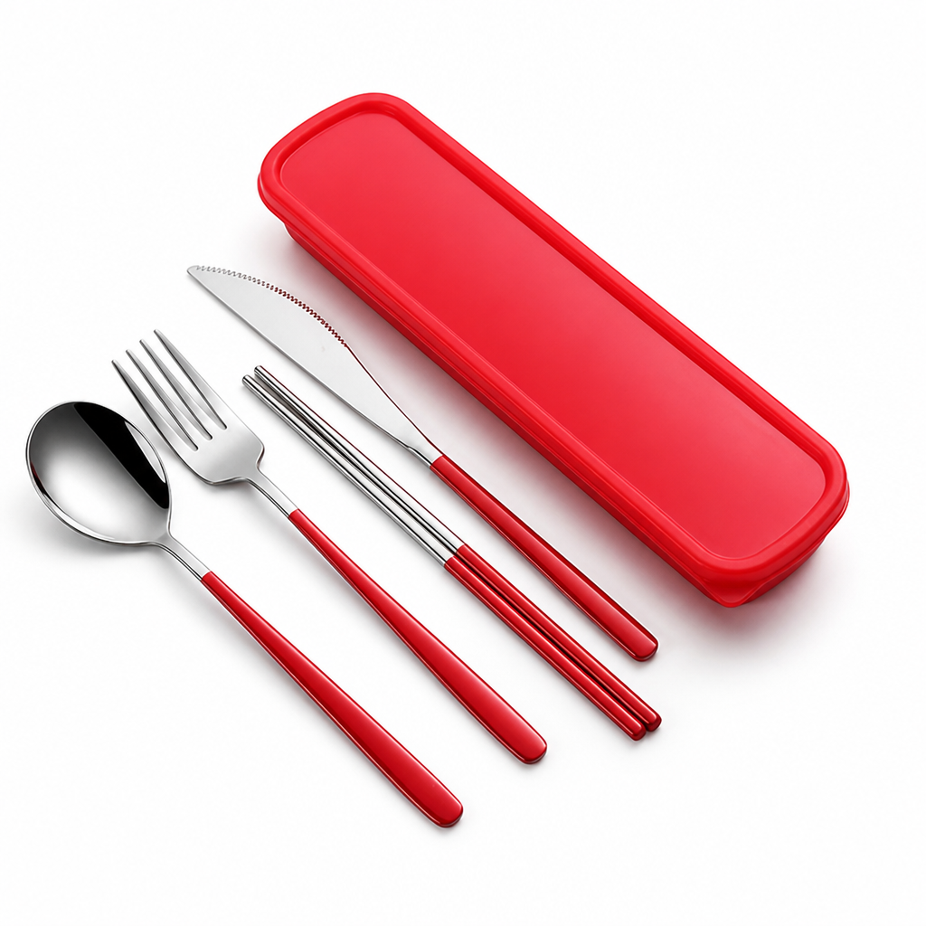 Eco-Friendly Stainless Steel Portable Cutlery Set