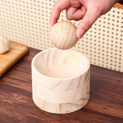 Dumpling Maker | Wooden Dough Press | Stick-Resistant Surface | DumpliForm