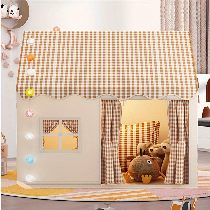 Kids Fort Tent for Bedroom & Playroom | Portable Pop-Up Play House 51 x 47 x 39 Inches | Cozy Indoor Hideout & Private Den for Toddlers