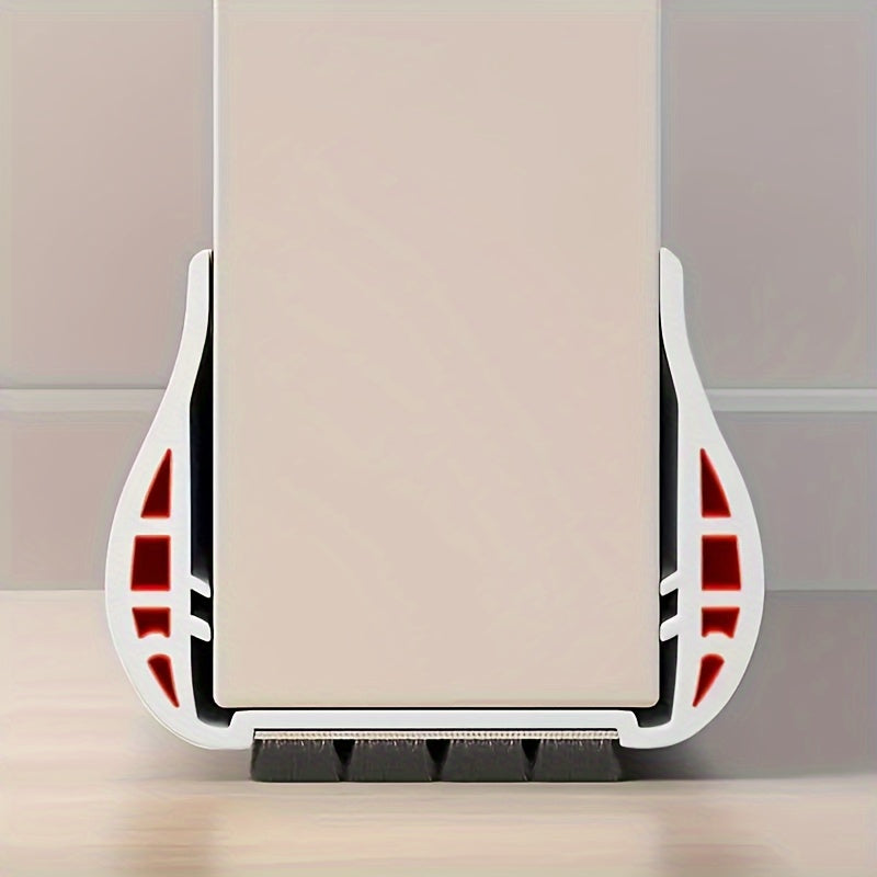 Door Draft Blocker Adjustable Under Door Seal Strip for 1.4-2.2 Inch Thick Doors Insulated Foam Noise Reducer Energy Saver Indoor Outdoor