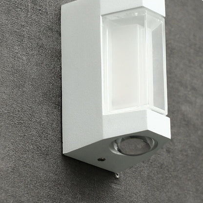 Outdoor Sconce Fixture 10.6 in Black Waterproof Bidirectional Beam for Exterior Walls Entrance Porch Garden Pathway Architectural Accent IP6