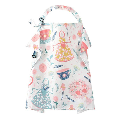 Breastfeeding Privacy Apron with Adjustable Neck Strap – Lightweight Cotton Feeding Shield for Moms – Portable Infant Nursing Drape