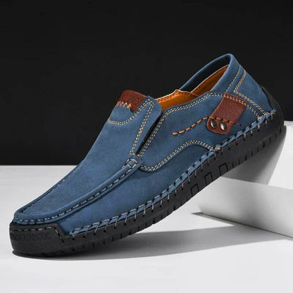 Men's Slip-On Shoes with Arch Support & Cushioned Footbed for All-Day Comfort