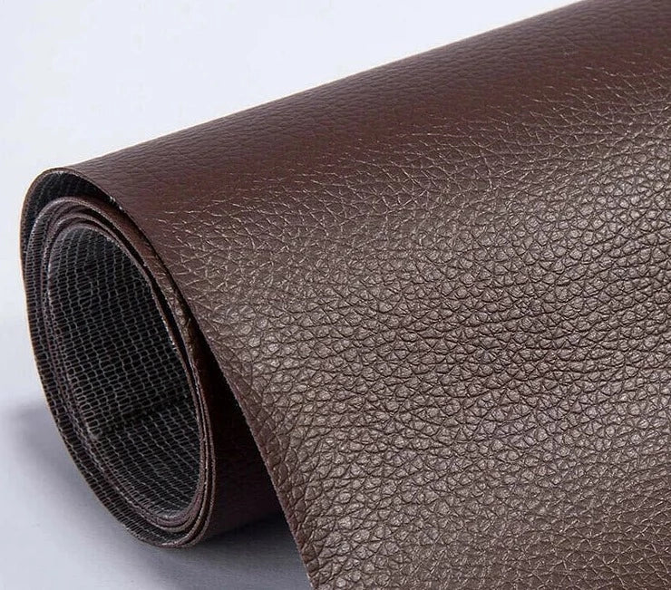 Peel-and-Stick Faux Leather Upholstery Repair Sheet – Cut to Size for Couches, Car Seats & Furniture – 8×55 in Restoration Patch