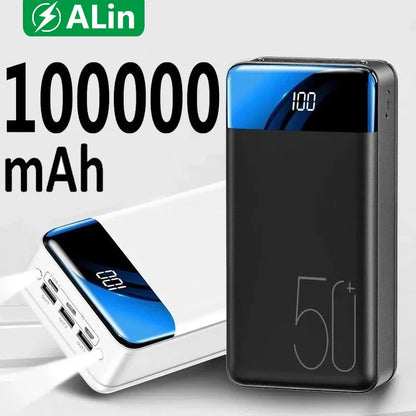 Portable Charger 50000mAh, High Capacity Power Bank with Fast Charging, Laptop Power Bank, Battery Pack with LED Display