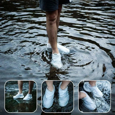Overshoes Waterproof Silicone Non-Slip Foldable