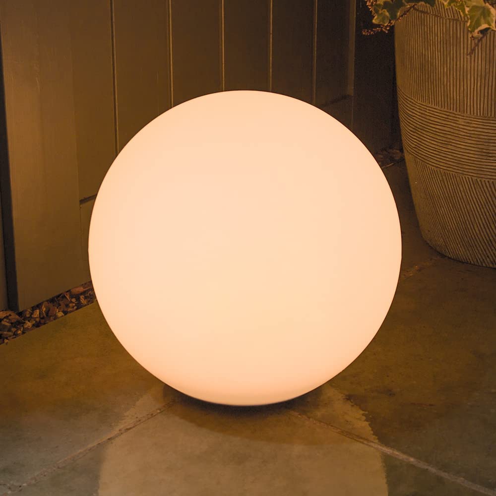Rechargeable LED Globe Light with Remote - 16 Colors Weather-Resistant Sphere for Patio, Garden, Party & Indoor Decor - Cordless Orb Lamp