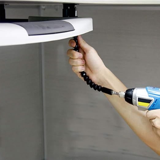 Flexible Drill Bit Extension with Screwdriver Bit Set for Tight Spaces and Awkward Corners