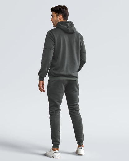 Men's Athletic Two-Piece Jogger Set with Pullover and Pants – Lightweight Breathable Tracksuit for Training, Gym & Casual Lounge Wear