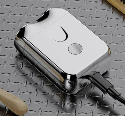 Dual-Head Rotary Electric Razor for Men – Rechargeable Cordless Face & Body Groomer with Waterproof Design & USB-C Charging