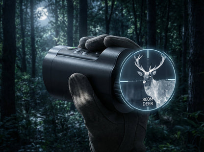 Ortekor 1080P HD Thermal Monocular with 800m Range & 10x Zoom | Nighttime Exploration Tool