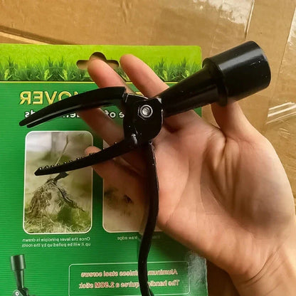Stand-Up Garden Weeder Tool with Foot Pedal – Ergonomic Root Remover for Lawn & Yard – Telescoping Handle, No-Bend Dandelion Digger for