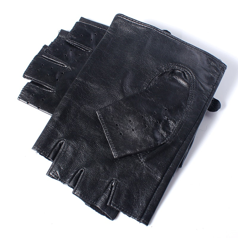Genuine Goatskin Work Gloves – Waterproof Abrasion-Resistant Hand Protection for Heavy-Duty Tasks, Rugged Leather Grip, Men & Women
