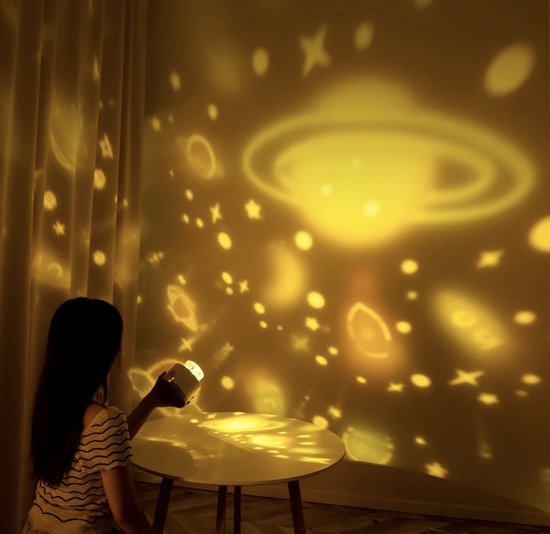 Star & Ocean Projection Night Light for Kids with Music & Remote Control | Rechargeable Galaxy Projector for Nursery Bedroom | Soothing