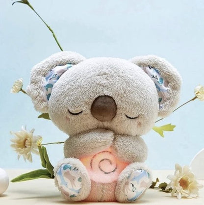 Breathing Plush Sleep Soother with Gentle Lights & Sounds for Anxiety Relief & Restful Sleep