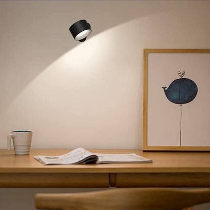 Swivel Wall Sconce LED Rechargeable Touch Control 3 Light Modes USB Powered 360 Degree Rotation Cordless Bedroom Reading Nightlight Hallway
