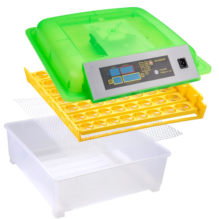 Automatic 56-Egg Incubator with Digital Display & Auto-Turn for Chickens, Ducks, Quail & Geese