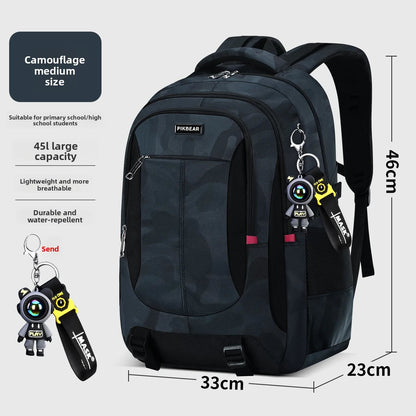 Multi-Compartment Student Backpack with Padded Laptop Sleeve & Adjustable Straps for School, College & Everyday Use